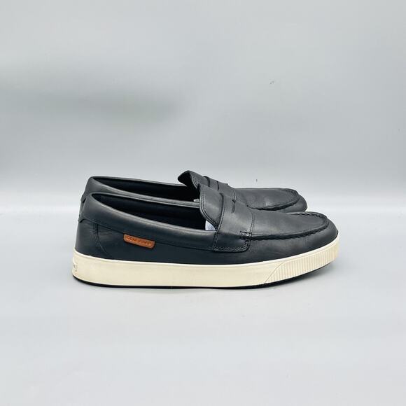 Cole Haan Shoes Mens 8.5 Black Leather Nantucket Penny Loafers Slip On Comfort main image 5